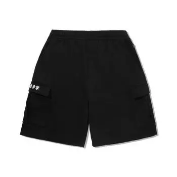 Li Ning Phil Hackett Художник Лимитированная Серия Спортивные Минималистичные Надписи Удобные Повседневные Шорты Мужские шорты Черный AKSV137-1 S