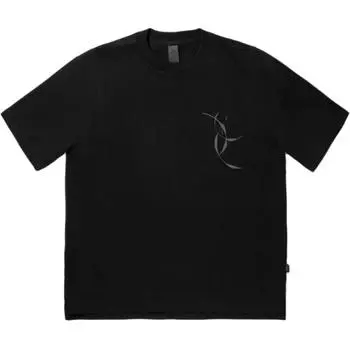 Li-Ning Plain Round Neck Soft Comfortable Breathable Versatile Short Sleeve T-Shirt Men Tops Black AHSVA93-2 S
