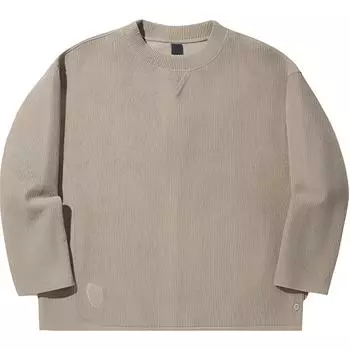 Li Ning Plain Round Neck Удобная дышащая универсальная свободная толстовка Мужская толстовка темно-зеленого цвета AWDV627-1 XL