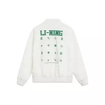 Li-Ning Повседневная куртка из серии китайской культуры с буквенным узором и принтом, мужские куртки Off-White AJDT361-1 L