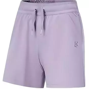 Li Ning повседневные быстросохнущие освежающие дышащие классические универсальные спортивные шорты женские шорты цвета омара-фиолетовый AKYT618-3 S
