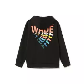 Li Ning Повседневный пуловер Свободная вязка с длинным рукавом Толстовка мужская толстовка черная AWDR433-1 M