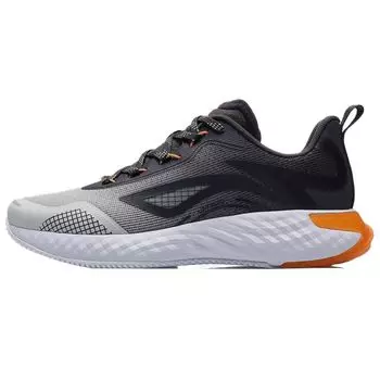 Li-Ning Прочные дышащие кроссовки Cloud Series с низким верхом, мужские кроссовки серо-черного цвета ARST067-2 39