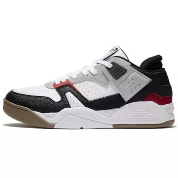 Li-Ning Прочные низкие ретро баскетбольные кроссовки мужские кроссовки черные белые AGBS031-2 41