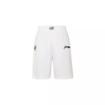 Li Ning Professional Series Training Competition SW Fan Edition 21 Season Liaoning Team Basketball Shorts Men shorts White AAPR453-1 XL