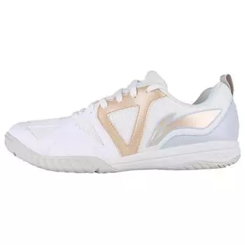 Li-Ning Professional Stability Comfortable Durable Breathable Low-Top Shoes Unisex Shoes White Platinum APTT007-5 36