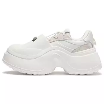 Li Ning Project* Shell Elastic Classic Mule Shoes Нескользящие повседневные туфли с низким верхом Женская обувь Cloud-Mist-White AGCT214-2 37