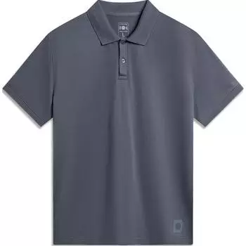 Li Ning простая рубашка поло с воротником мужские топы темно-синего цвета APLU087-4 XXL