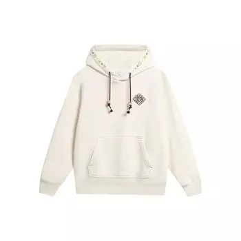 Li-Ning Простая толстовка с капюшоном и длинным рукавом, мужская толстовка Off-White AWDTE33-1 L