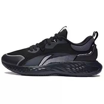 Li Ning Protective Cloud Water Resistant Rebound Low Top Sports Casual Shoes Men Sneakers Black AGLS211-1 43