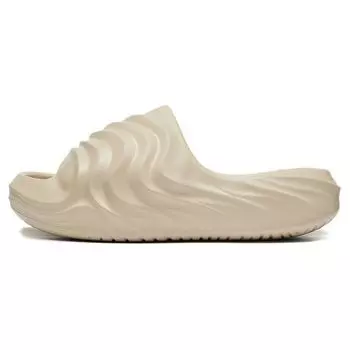 Li Ning Puff Slay модные удобные легкие спортивные сандалии-слайды женская обувь светло-бежевый AZST006-3 35
