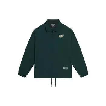 Li-Ning Pure Color Письменный принт с длинным рукавом Мужские куртки Зеленый AFDS567-1 S