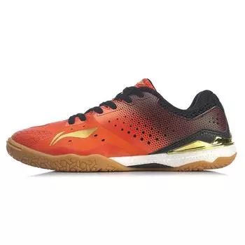 Li Ning Qilin Удобные амортизирующие нескользящие износостойкие низкие кроссовки унисекс кроссовки черные оранжевые APPP001-1 41