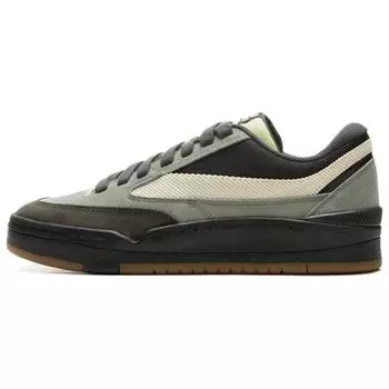 Li Ning Qiong Ling Lite Модный тренд Нескользящие Износостойкие Низкие Кеды Мужские Кеды Серо-зеленый AEPV023-1 40