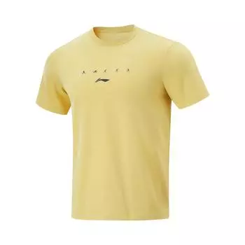 Li-Ning Quick Dry Casual Short Sleeve T-Shirt Unisex Tops Paraffin-Yellow AHSV439-2 3XL