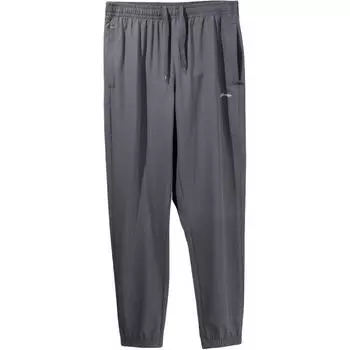 Li-Ning Quick-Dry Cool Fitted Mid-Waist Knitted Sports Pants Men bottoms Gray AYKV223-2 3XL