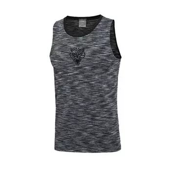 Li-Ning Quick-Dry Sports Sleeveless Vest Men tops Gray AVSQ149 S
