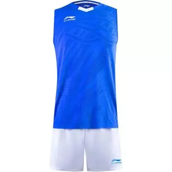 Li-Ning Quick-Dry Sports Training Comfortable Vest And Shorts Basketball Set Men sets AATS065-3 L