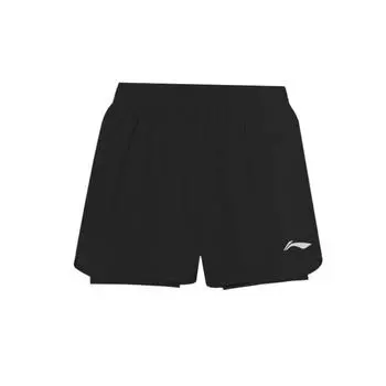 Li-Ning Quick-Drying Breathable Cool Ice Silk Thin Comfortable Anti-Exposure Sports Shorts Women shorts DACH262-1 M