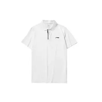 Li-Ning Quick-Drying Breathable Polo Shirt Men tops White APLQ249-1 XXXL