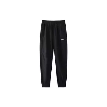 Li-Ning Quick-Drying Breathable Tapered Knit Sports Pants Men bottoms Black AYKS467-1 S