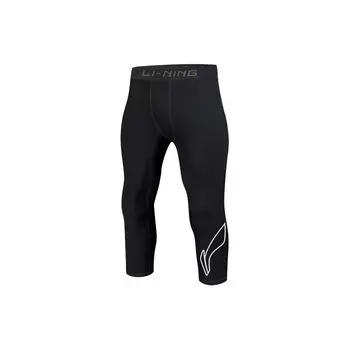 Li-Ning Quick-Drying High-Stretch Running Basketball Shorts Men shorts Black AUQSB35-1 S