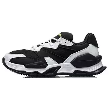 Li-Ning Reburn Удобные универсальные низкие баскетбольные кроссовки мужские кроссовки черные белые AGBQ089-4 46