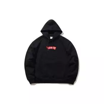 Li-Ning Red Flag Series, сделанный в Китае, пуловер с капюшоном, мужская толстовка с капюшоном, черный AWDPB11-1 XXL