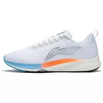 Li Ning Red Rabbit 5 удобные повседневные нескользящие износостойкие дышащие низкие кроссовки мужские кроссовки серебристо-белые ARMS009-19 43