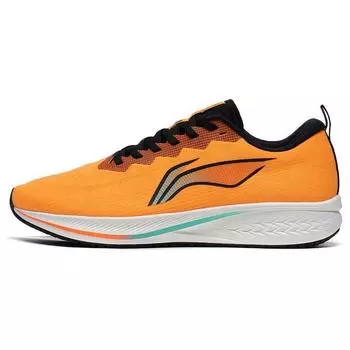 Li Ning Red Rabbit 6 универсальные нескользящие износостойкие легкие низкие кроссовки мужские кроссовки оранжевые ARMT015-11 39