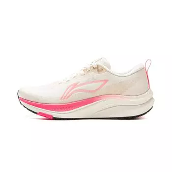 Li Ning Red Rabbit 8 Тестовая оценка Марафонские тренировки Профессиональные кроссовки для бега Женские кроссовки Молочно-белый Розовый ARPV004-20 35