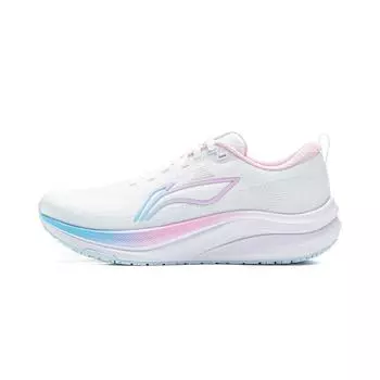 Li Ning Red Rabbit 8 Тестовая оценка Средняя школа Тренировка для марафона Профессиональные кроссовки для бега Женские кроссовки Белый Синий ARPV004-18 35