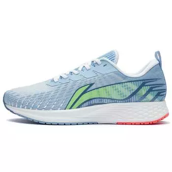 Li Ning Red Rabbit прочные удобные универсальные амортизирующие нескользящие низкие кроссовки для бега мужские кроссовки сине-белые ARMR021-6 46