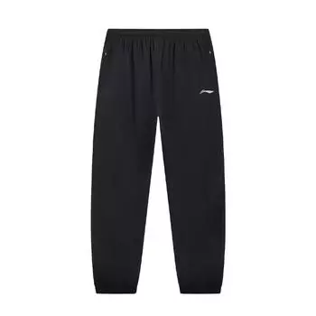 Li-Ning Reflective Straight Leg Casual Loose Fit Pants Unisex Pants Black YYKU089-2 L