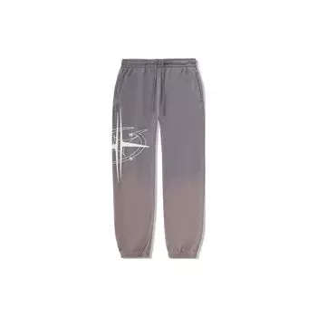 Li Ning Reignite Series Letter Print Cuffs Loose Knit Sports Брюки унисекс Брюки дымчато-серые AKLU241-3 XL