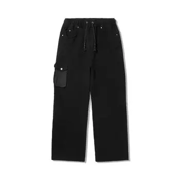 Li Ning Reignite Series Свободные Прямые Удобные Повседневные Брюки Мужские брюки Черный AKLUA29-2 XL