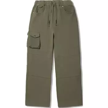 Li Ning Reignite Series Удобные Простые Брюки Кэжуал на Шнуровке Свободного Прямого Покроя Мужские брюки Милитари-Грин AKLUA29-1 S