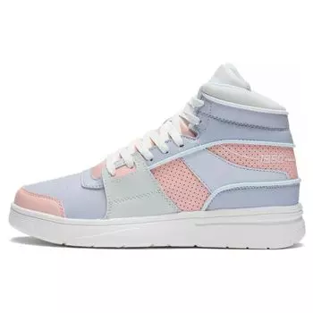 Li Ning Retro 90 Series Удобные универсальные повседневные высокие кроссовки для женщин Синие розовые ABCS098-3 36