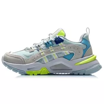 Li-Ning Reverse 2020 Breathable Low-Top Casual Shoes Women Casual Shoes Blue Gray AGCQ182-4 36