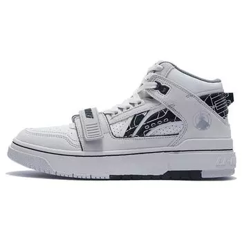 Li Ning Rookie High Dream Theme Show удобные универсальные высокие ретро баскетбольные кроссовки мужские кроссовки серые черные ABCS055-1 39