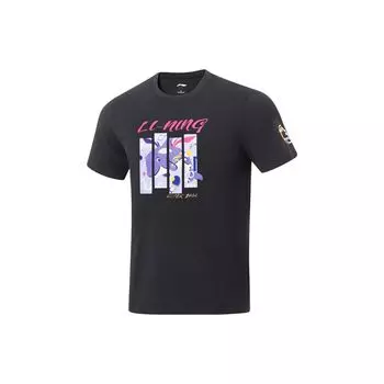 Li-Ning Round Neck Pullover Table Tennis Series Short Sleeve T-Shirt Unisex Tops AHST823-1 M