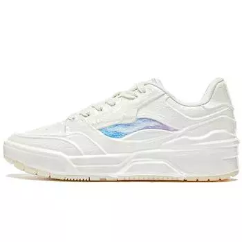 Li Ning Rsr 101 Basketball Culture Sky Realm Low Top Sneakers Women Sneakers Cloud-White ABCS108-1 37