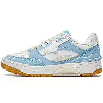 Li-Ning Rsr 101 Легкие высокопрочные низкие ретро баскетбольные кроссовки женские светло-голубые ABCS088-4 35