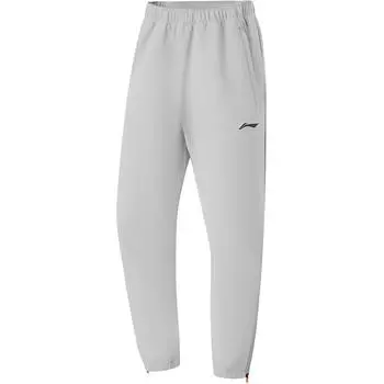 Li Ning Running Series Casual Solid Color Simple Knitted Sports Брюки мужские низы Ultimate-Gray AYKU043-2 S