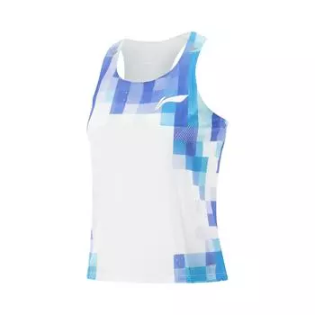 Li Ning Running Series Color Block Logo Pullover Жилет женский Топы Стандартный-белый Флуоресцентный-Звездный-Фиолетовый Остров-Синий AAYV008-2 M