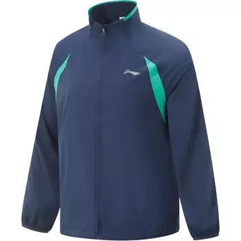Li Ning Running Series In My Name 2024 Honor Color Zipper Stand воротник Удобная дышащая спортивная ветровка Мужская ветровка AFDUC01-2 2XL