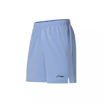 Li Ning Running Series светоотражающие быстросохнущие крутые спортивные шорты мужские шорты с вышивкой - синие AKSS345-1 XXXL