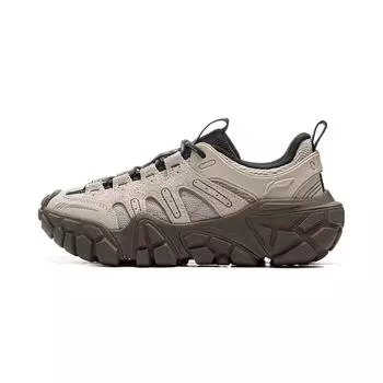 Li Ning Sand Dune Retro Толстая подошва Удобная амортизирующая Нескользящая износостойкая дышащая низкая повседневная обувь Женские кроссовки AGCU436-1 35