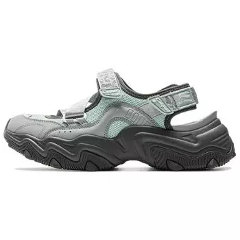 Li Ning Сандалии Кошачья лапка Удобные Универсальные Модные Нескользящие Дышащие Износостойкие Обувь для ручья Женские сандалии Серый AGUV004-2 36