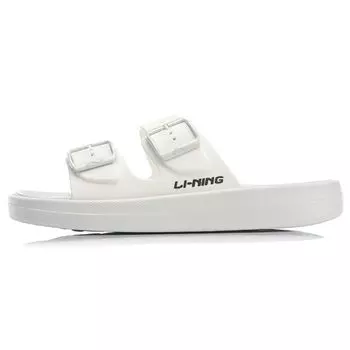 Li-Ning Сандалии женские бесшумные дышащие EVA с противоскользящим покрытием, белые AGAP006-1 35